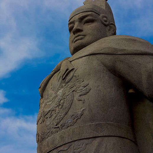 Monument to Zheng He at Stadthuys, Melaka, Malaysia