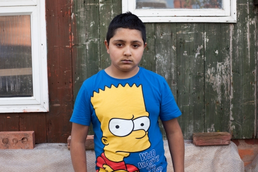 Young boy with Bart Simpson © Mahtab Hussain - You Get Me_